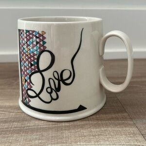 Love Drawing by Florence Balducci for Anthropologie Large Coffee Mug